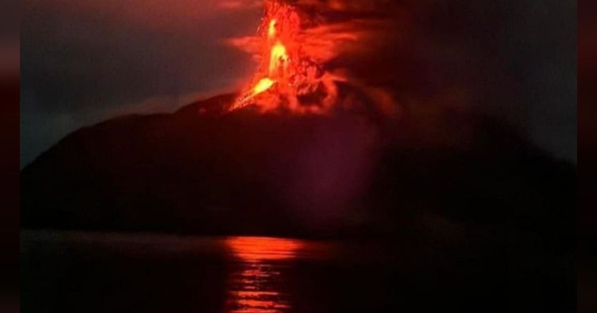 Sepekan Pascaerupsi, Gunung Ruang Masih Kerap Munculkan Getaran dan Gemuruh