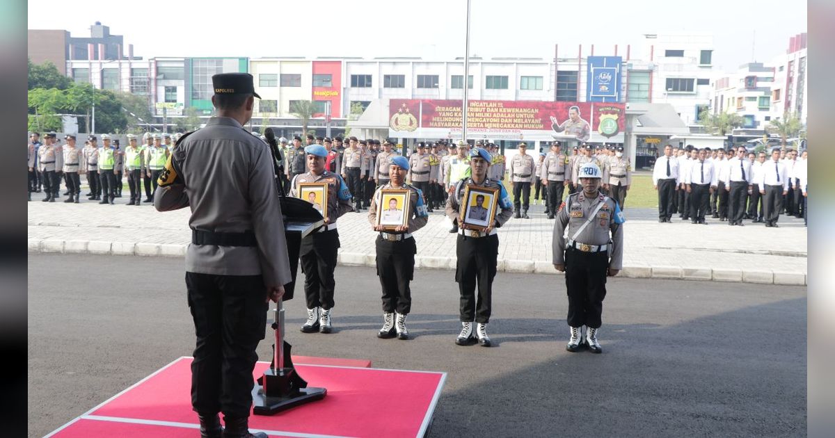 Terlibat Narkoba & Telantarkan Keluarga, 3 Polisi Polres Metro Tangerang Dipecat Tidak Hormat