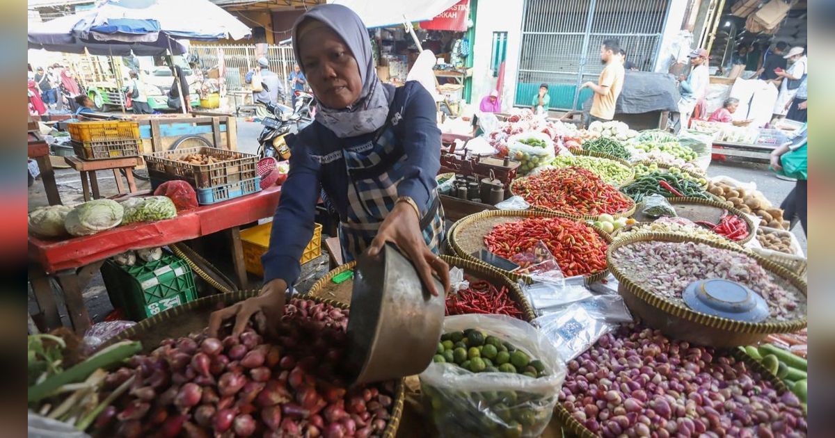 FOTO: Sempat Meroket Tajam, Harga Bawang Merah Turun dari Rp 70 Ribu Jadi Rp 40 Ribu per Kilogram