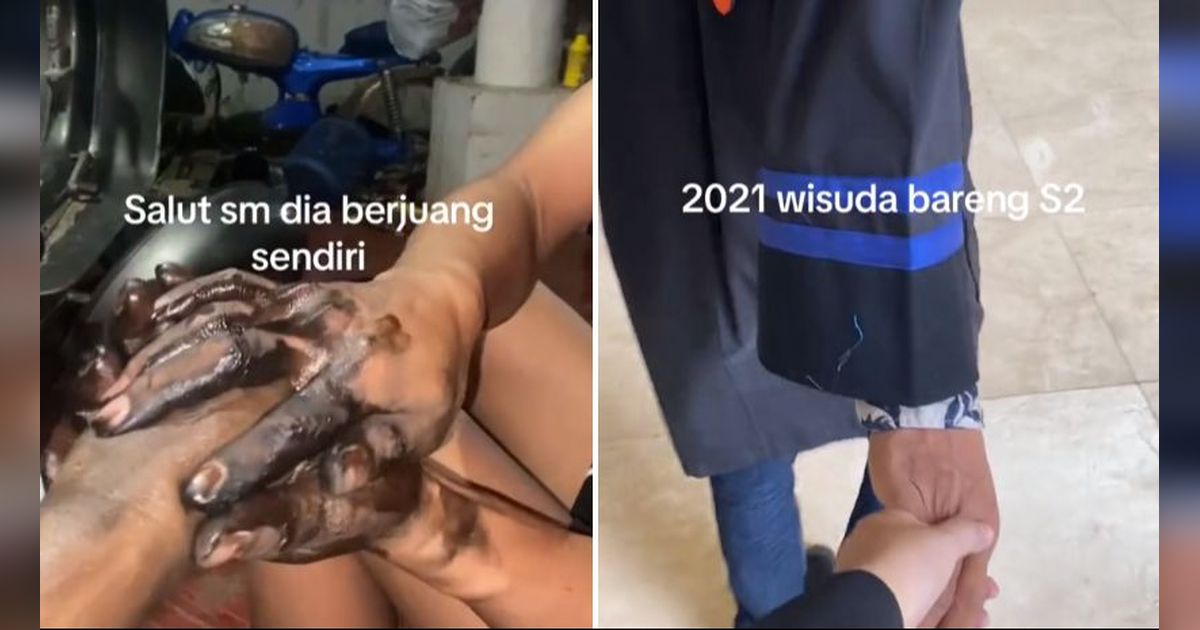 Kerja dari SD hingga Bisa Wisuda S2 dengan Biaya Sendiri, Kisah Pria Ini Tuai Pujian Warganet
