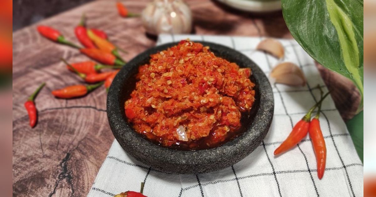 Resep Sambal Terasi Pedas, Aroma Nikmat Menggugah Selera