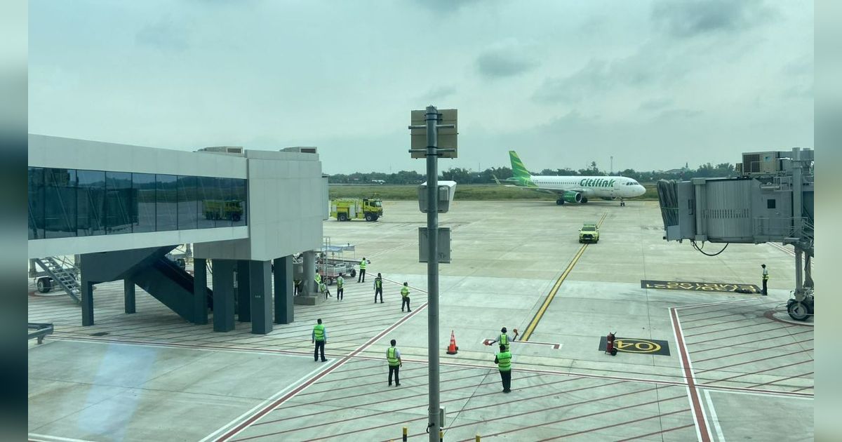 Hari Ini, Citilink Maskapai Pertama Mendarat di Bandara Dhoho Kediri