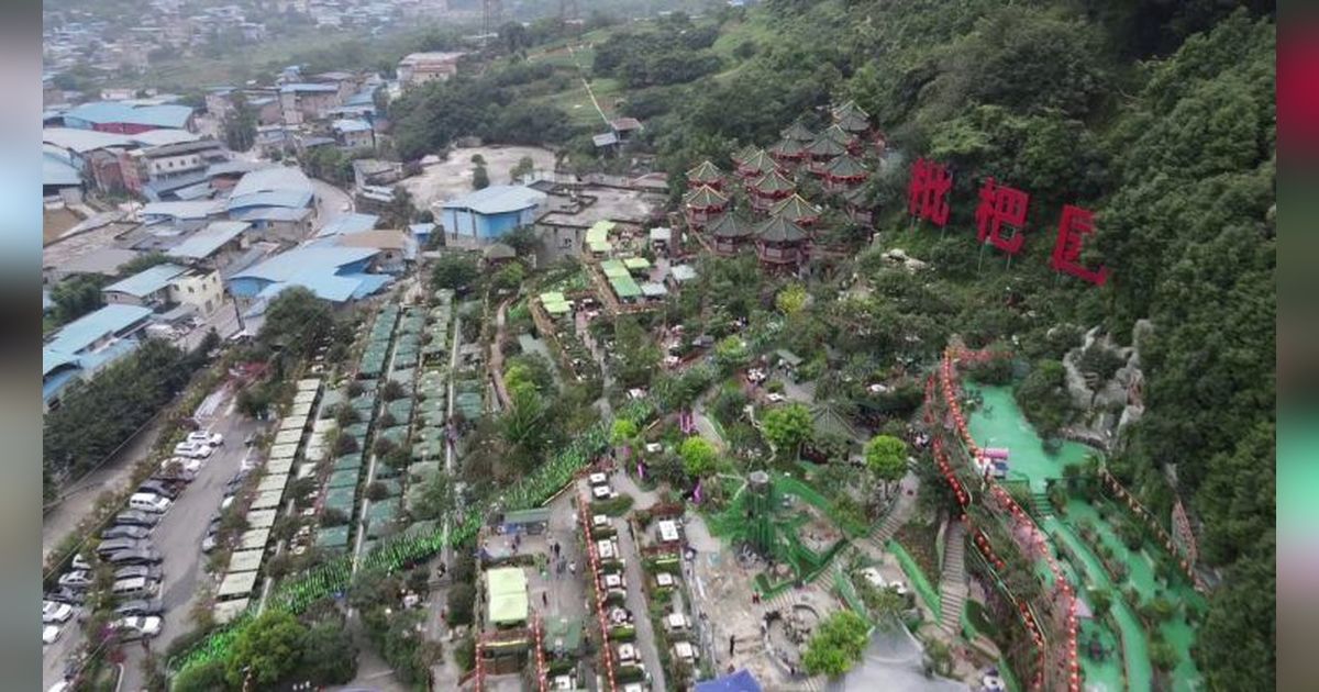Restoran Hot Pot Terbesar di Dunia, Tampung 5.800 Orang Nyaris Setengah Bukit