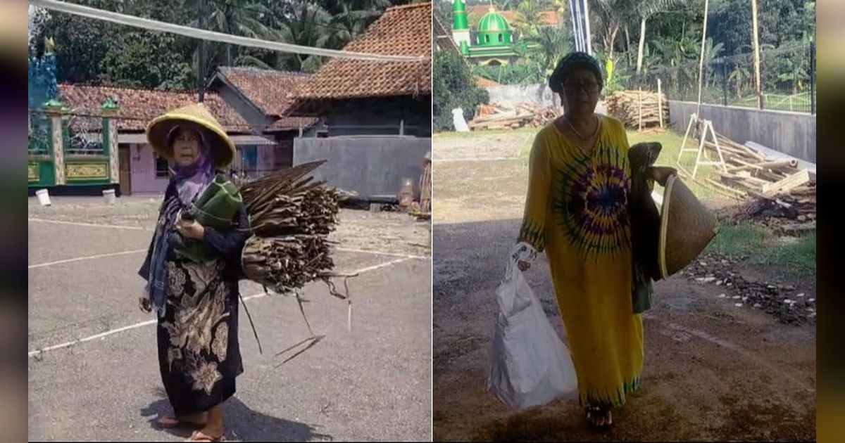 Nenek Petani Bercaping dan Busana Sederhana Ini Ternyata Bergelimang Harta, Begini Potret Rumahnya yang Super Megah-Mobilnya Berderet