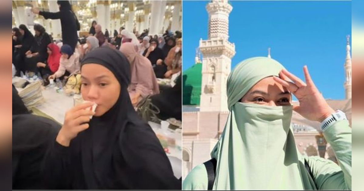 Bikin Pangling, Potret Yura Yunita Cantik Berhijab saat Umrah di Tanah Suci