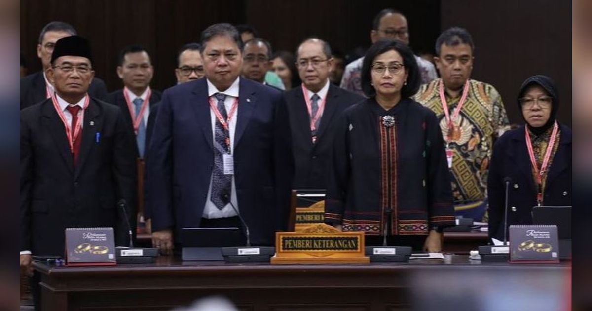 Momen Menko Airlangga Jawab Hakim MK Pengaruh Presiden Jokowi