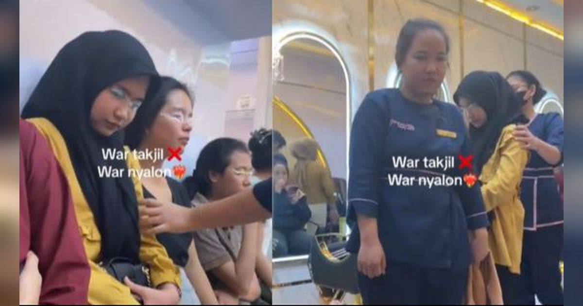 Selesai War Takjil Muncul War Salon Demi Tampil Cantik Saat Lebaran, Konsumen Rela Antre Sambil Merem