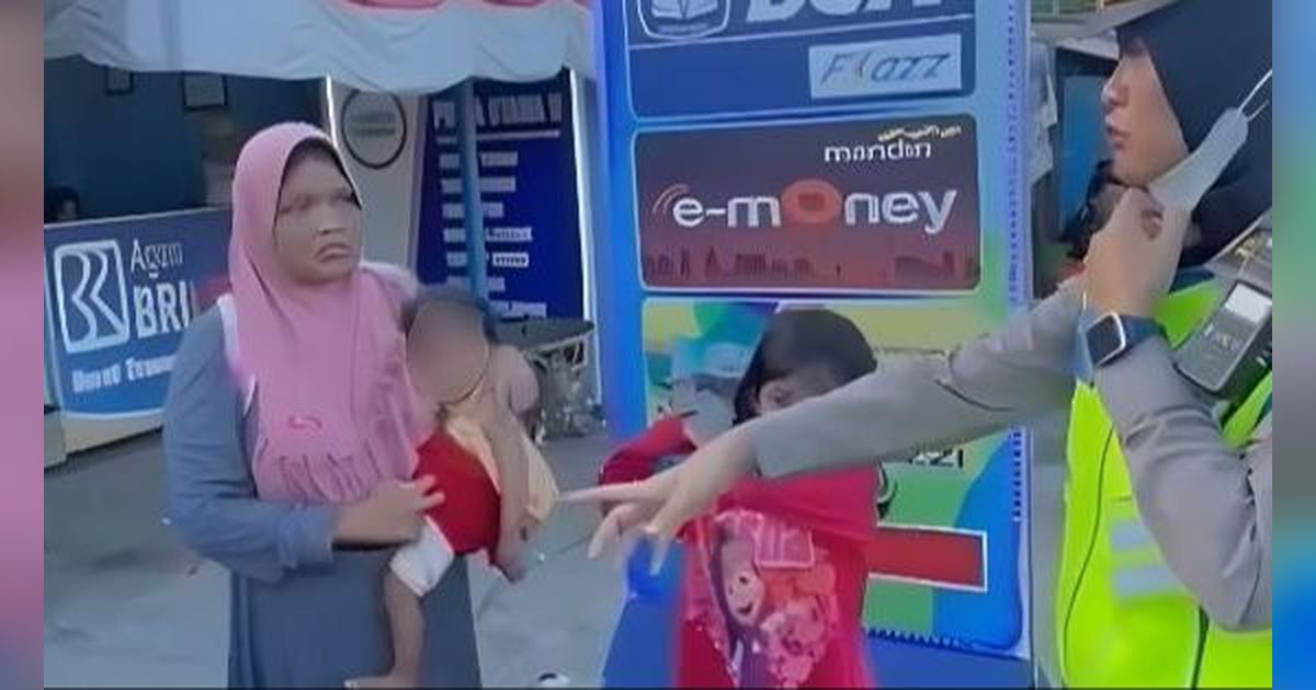 Viral Polwan Bantu Ibu dan Empat Anak 'Mudik' dari Palembang ke Surabaya Usai Diusir Mertua, Ngaku Kehabisan Ongkos di Merak
