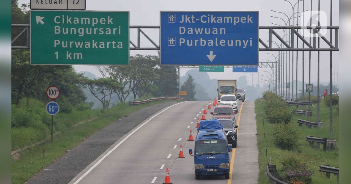 Catat! Tips Aman Berada di Jalur Contraflow Agar Terhindar dari Kecelakaan