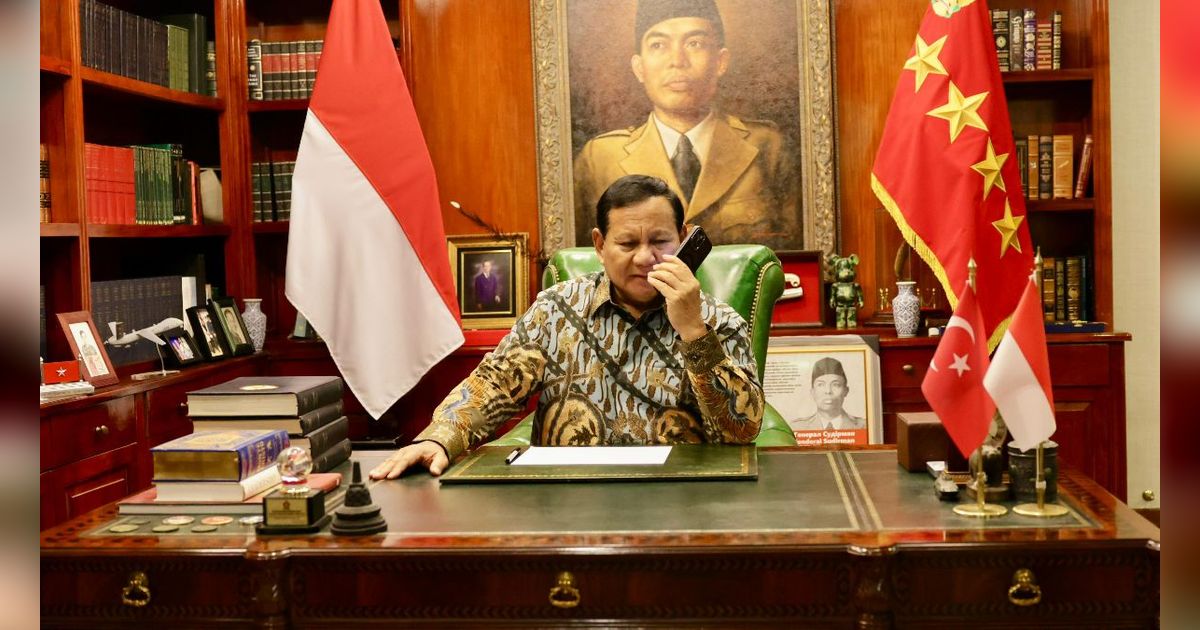 Terima Telepon dari Erdogan, Prabowo Bahas Penyelesaian Konflik Palestina hingga Kerja Sama Pertahanan