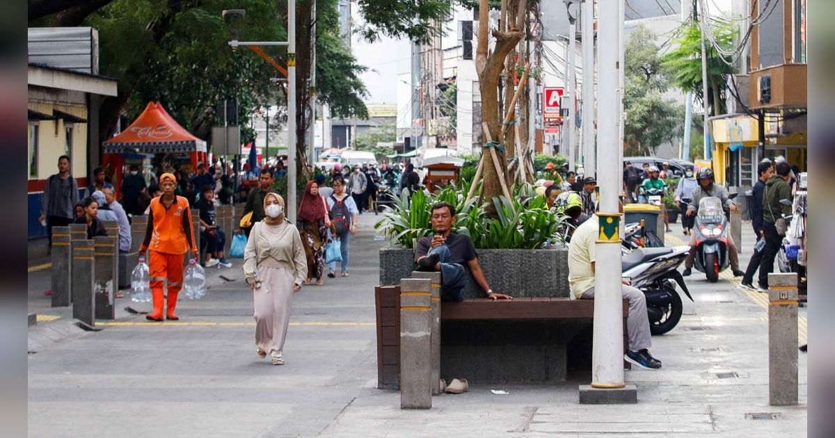 FOTO: Melihat Simpang Temu Dukuh Atas yang Disulap Jadi Kawasan Pedestrian Ramah Pejalan Kaki