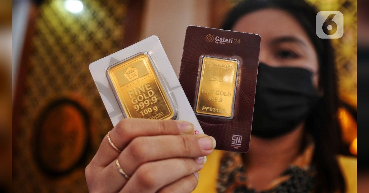 Harga Emas Antam Turun Rp15.000 per Gram, Cek Daftar Lengkapnya di Sini