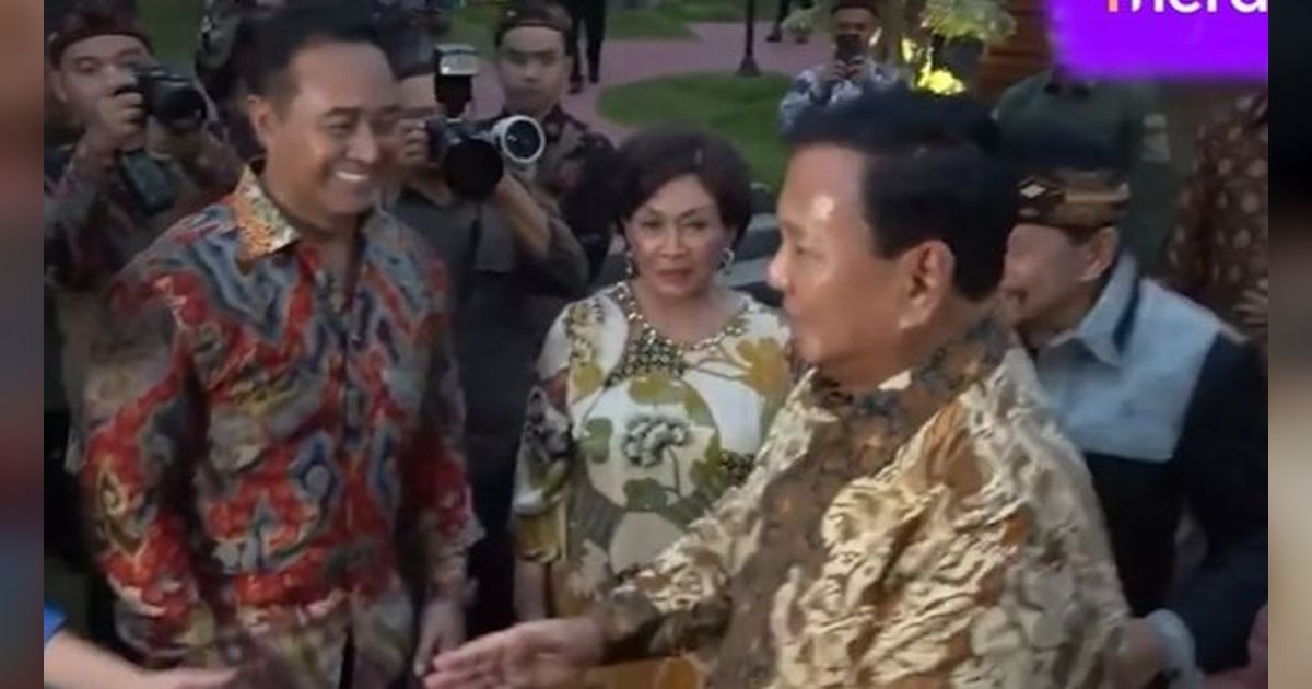 VIDEO: Dua Momen Pertemuan Prabowo dengan Eks Panglima TNI Andika Usai Pilpres