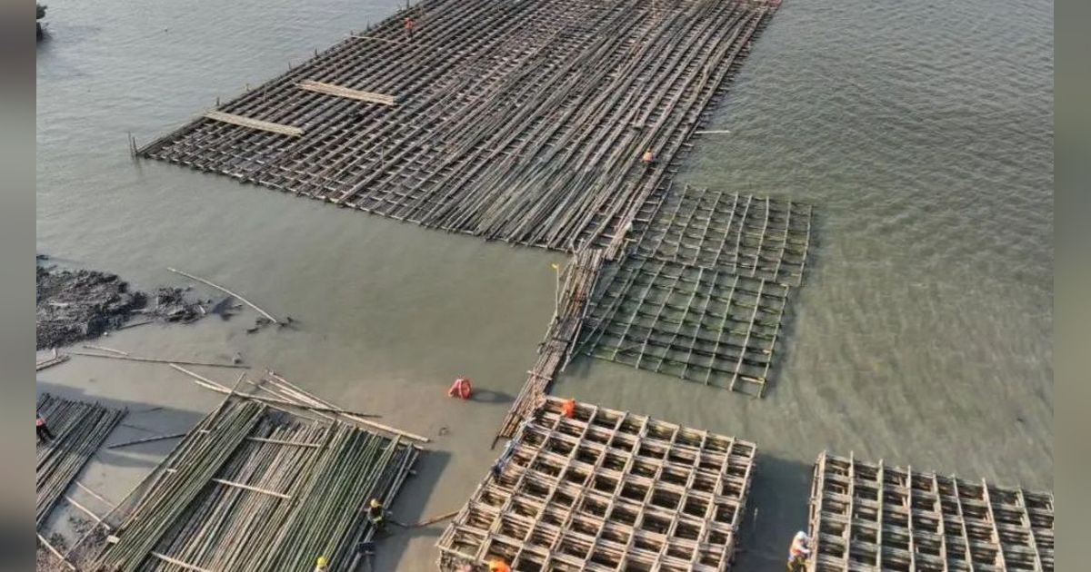 Penampakan Tol Unik di RI, Dibangung Pakai Bambu
