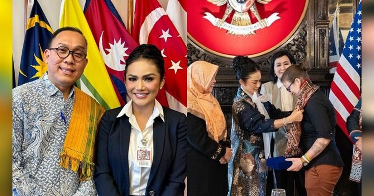 Potret Gaya Berkelas Kris Dayanti saat Kunjungan Kerja ke Amerika