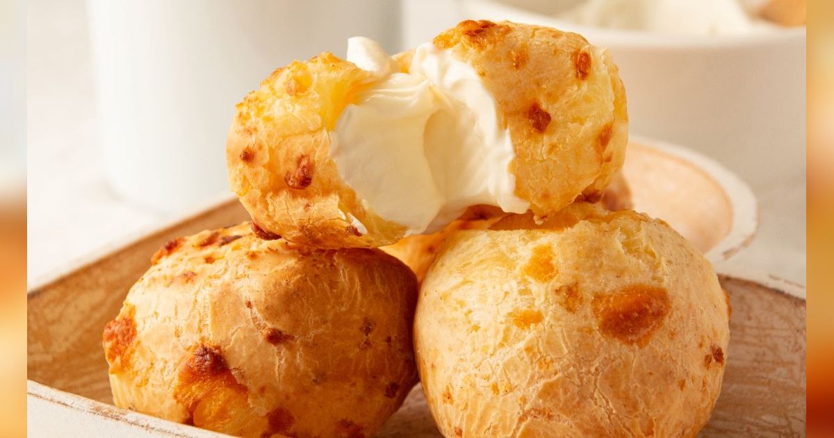 Brazilian Cheese Bread, Roti 5 Bahan yang Teksturnya Crispy di Luar dan Lembut di Dalam