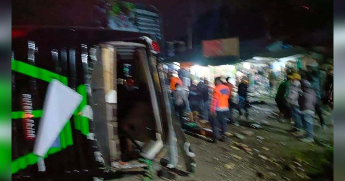 Bus Rombongan Pelajar Depok yang Kecelakaan di Ciater Subang dalam Kondisi Penuh Penumpang