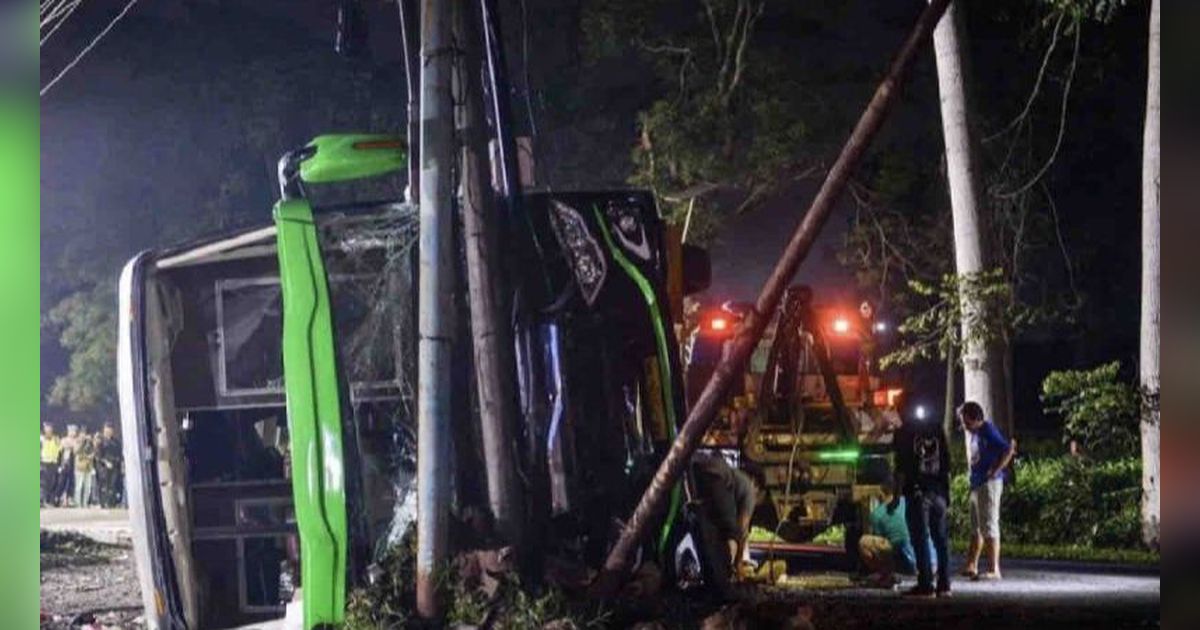 Ini Rincian Korban Kecelakaan Bus Pelajar Depok di Ciater Subang