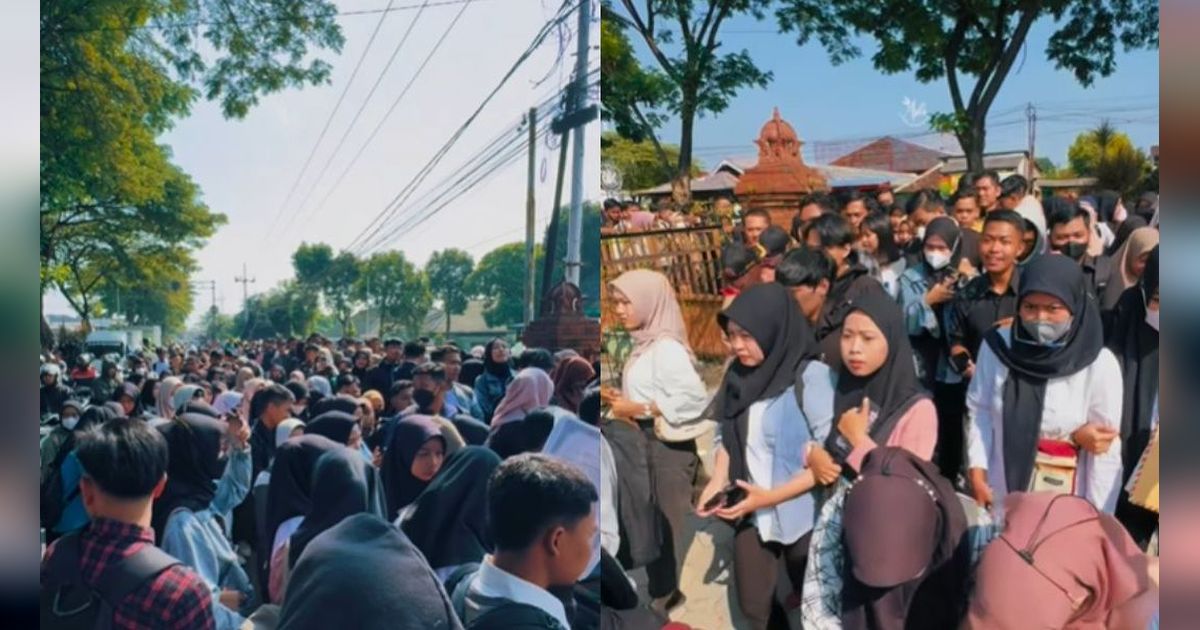Penuh Desak-Desakka,  Momen Job Fair di Mojokerto Diserbu Ribuan Pelamar Kerja