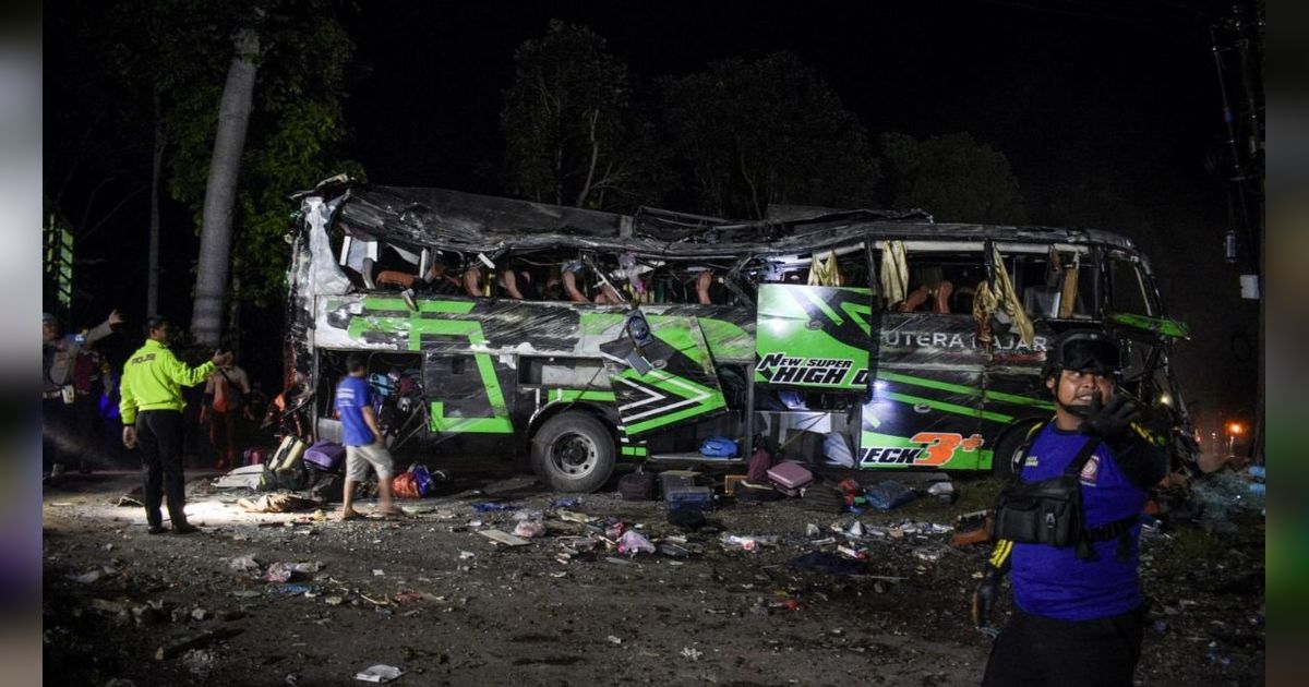 Kemenhub Ungkap Penyebab Bus SMK Lingga Kencana Depok Kecelakaan di Ciater