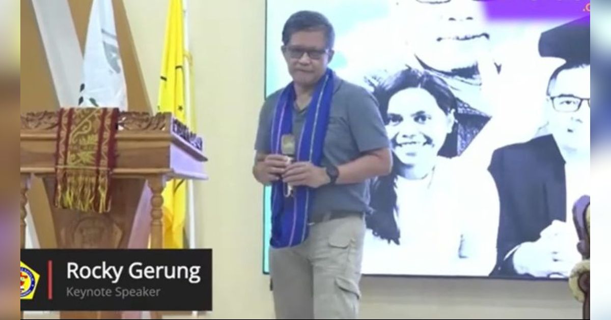 VIDEO: Sindiran Pedas Rocky Gerung 