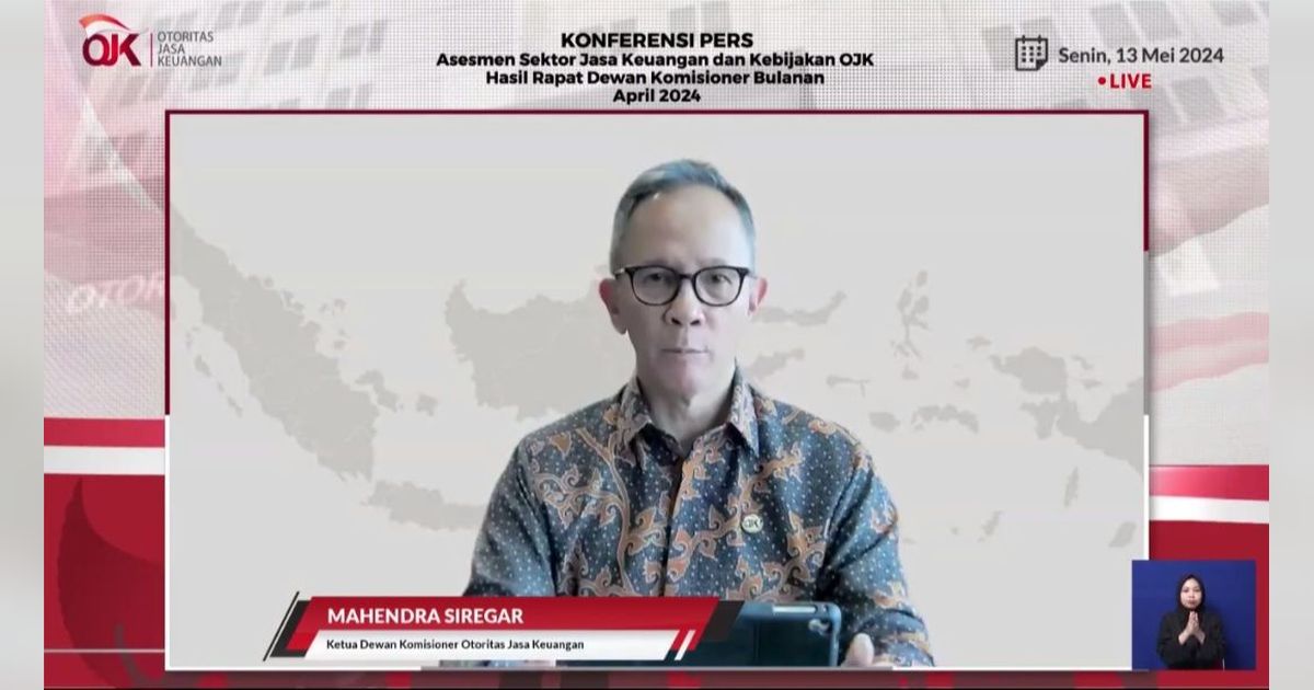 Geopolitik Global Memanas, Bos OJK Klaim Kinerja Sektor Jasa Keuangan Tetap Stabil