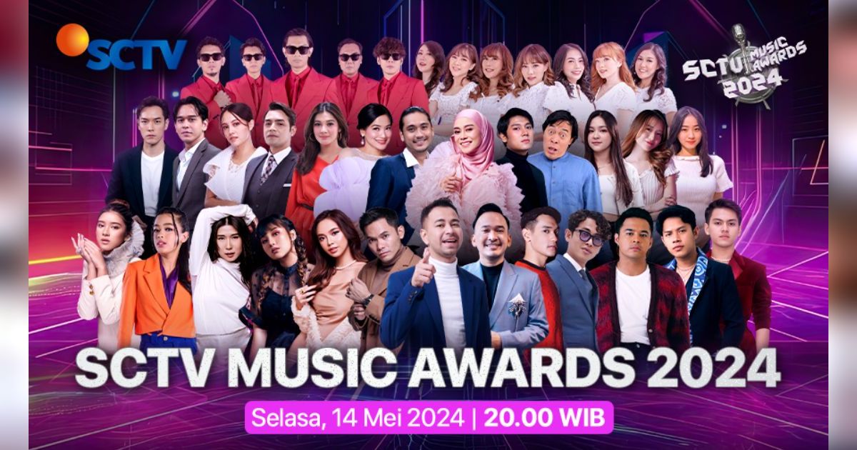 Tonton SCTV Music Awards di Vidio Secara Langsung, Siapa Jagoanmu?