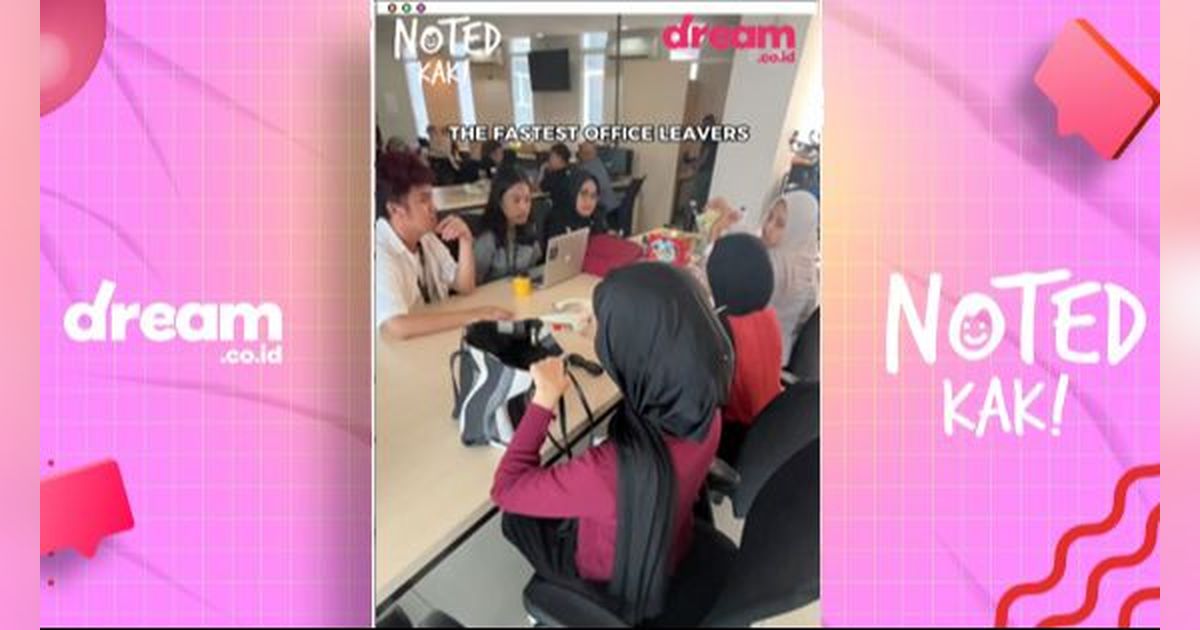 Noted Kak! The Fastest Office Leavers