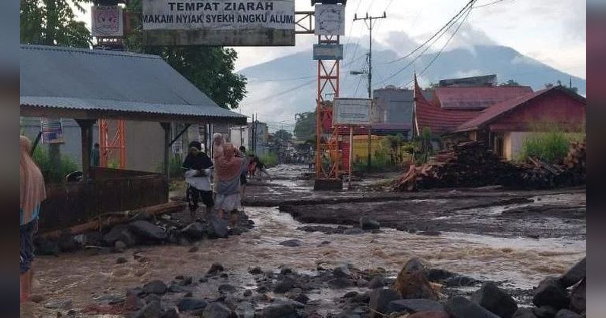 Penampakan Kafe Estetik di Lembah Anai Luluh Lantak Usai Tersapu Banjir Lahar Dingin Marapi