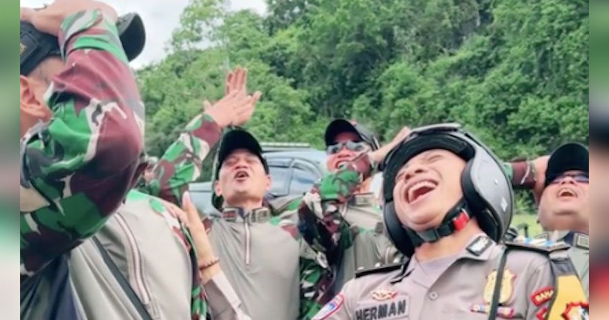 Begini Cara Prajurit TNI Perbatasan Menghibur Diri, Pak Bhabin Tak Mau Kalah, Sekali Nyoba Langsung Muntah