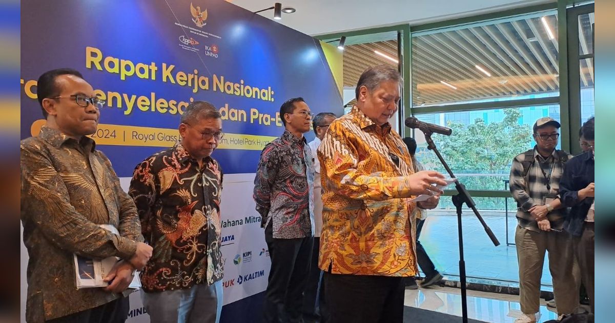 Airlangga Targetkan 41 Program Strategis Nasional Selesai Tahun Ini