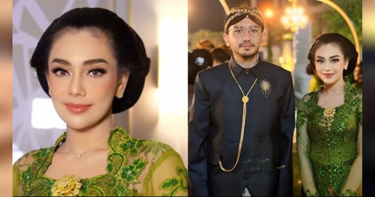 Potret Cantik Celine Evangelista saat Hadir di Acara Mangkunagaran Keraton Surakarta, Tampil Menawan Kenakan Kebaya Hijau