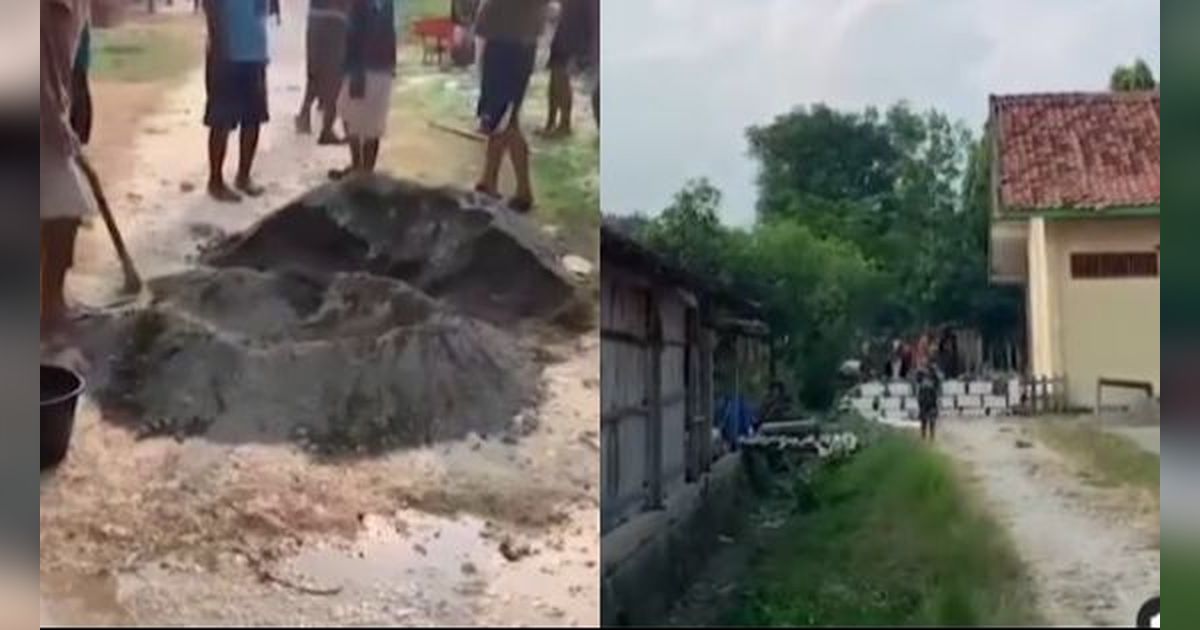 Viral Video Warga Blora Gotong Royong Bangun Tembok di Tengah Jalan, Tutup Akses Tetangga 'Ruwet'