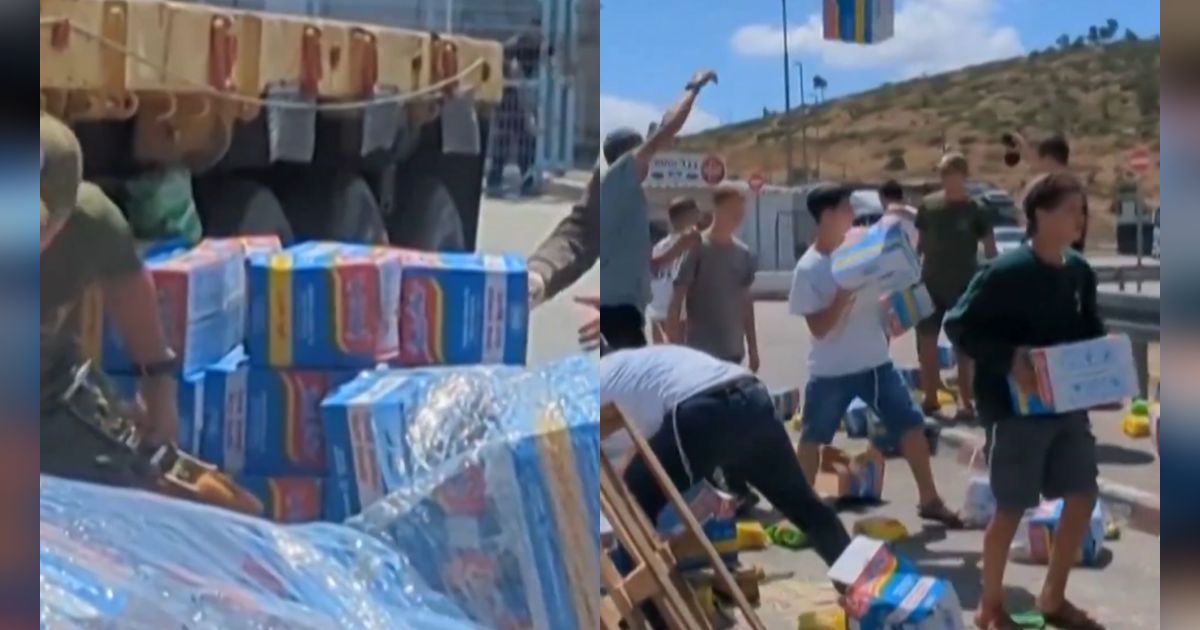 Bantuan Kemanusiaan untuk Gaza Dilempar dan Diinjak Warga Israel, Termasuk Kardus Mie Instan asal RI