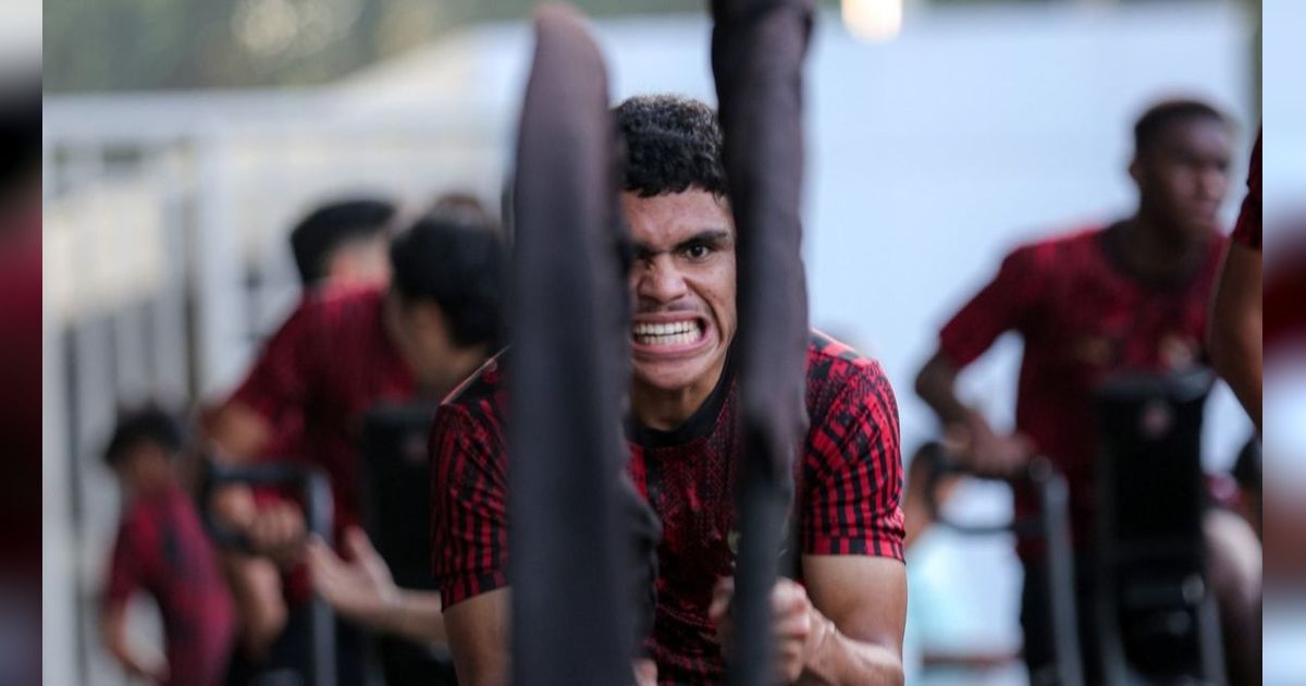 FOTO: Persiapan Menghadapi Tiga Laga Bergengsi Dunia, Timnas Indonesia U-20 Fokus Pemusatan Latihan Fisik di GBK