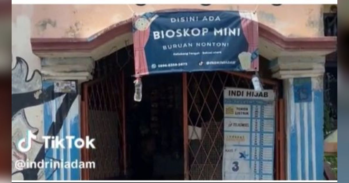 Viral Wanita Buka ‘Bioskop’ Mini di Rumahnya dengan Harga Rp5 Ribu, Curi Perhatian