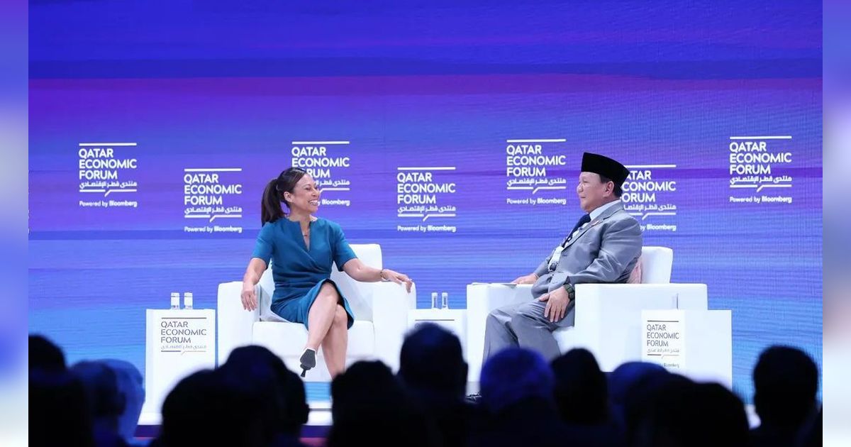 VIDEO: Prabowo Puji Jokowi di Forum Ekonomi Qatar, Bahas Pembangunan Disaksikan Gibran