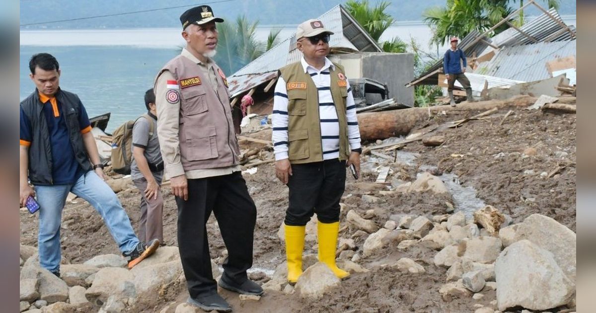 Gubernur Sumbar Minta Bantuan Anggaran Rp1,5 Triliun untuk Penanganan Dampak Banjir Bandang
