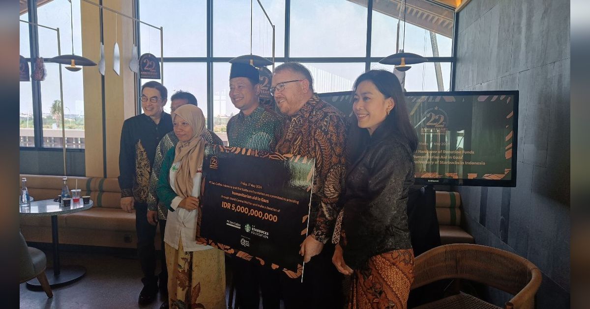 Starbucks Indonesia Salurkan Bantuan Kemanusiaan Rp5 Miliar untuk Penduduk Jalur Gaza