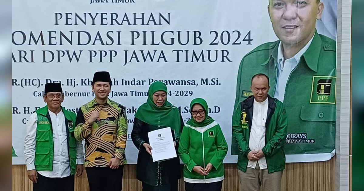 Maju Pilgub Jatim, Pasangan Khofifah-Emil Resmi Kantongi Rekomendasi Lima Partai