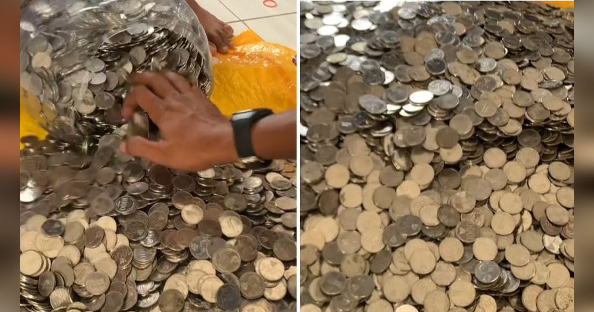 Menabung 3 Tahun di Galon Bekas, Pria Ini Beli Rumah dengan Uang Koin Senilai Rp 46 Juta