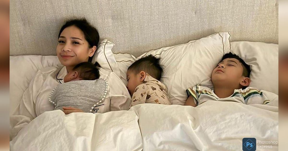 Potret Nagita Slavina Tidur Bareng Ketiga Buah Hatinya, Baby Lily Ramai Jadi Perbincangan Netizen