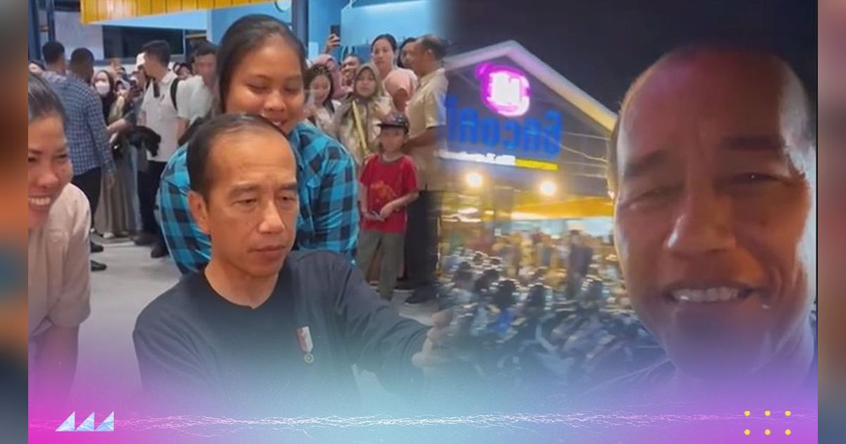 Momen Jokowi Mendadak Makan di Mie Gacoan Mataram, Antre Lama Nggak Ya?