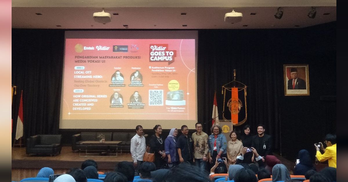 Vidio Goes to Campus di Vokasi UI Disambut Meriah Mahasiswa, Jadi Pembelajaran Berharga tentang Industri OTT