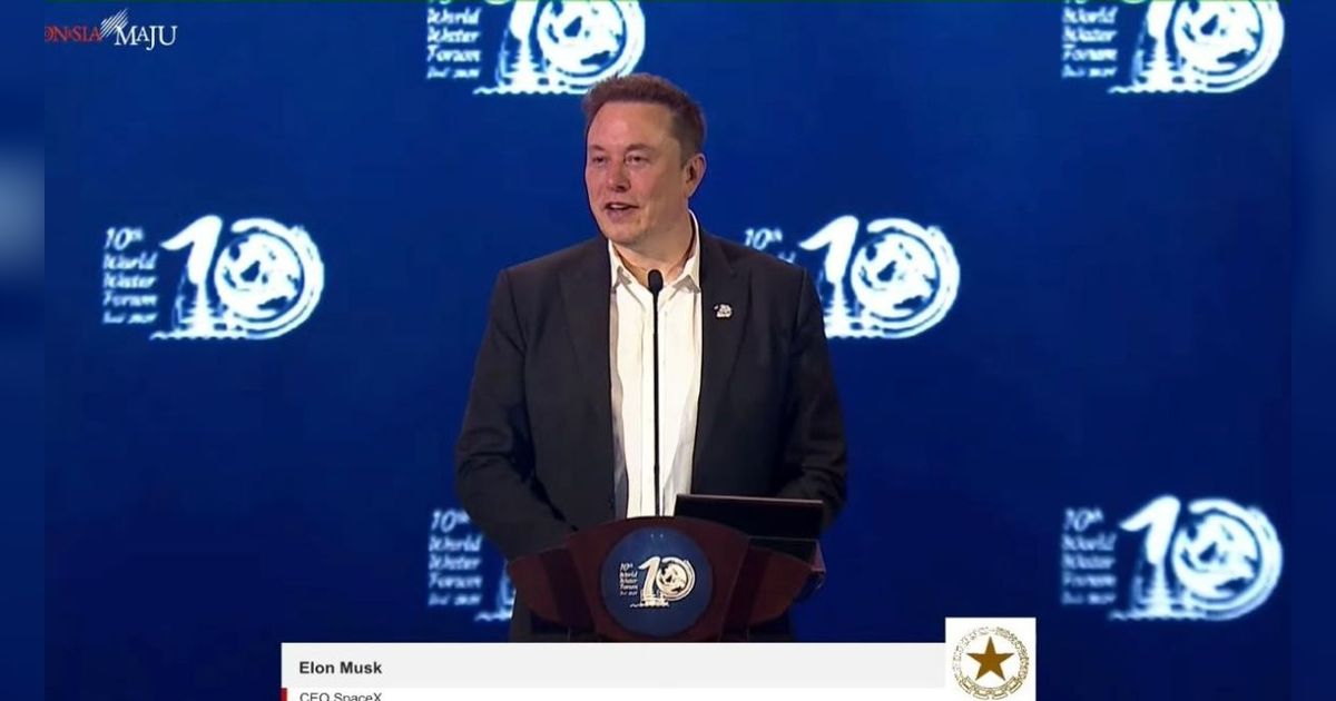 Elon Musk Ungkap Cara Mudah Atasi Krisis Air dalam Forum WWF ke-10 di Bali