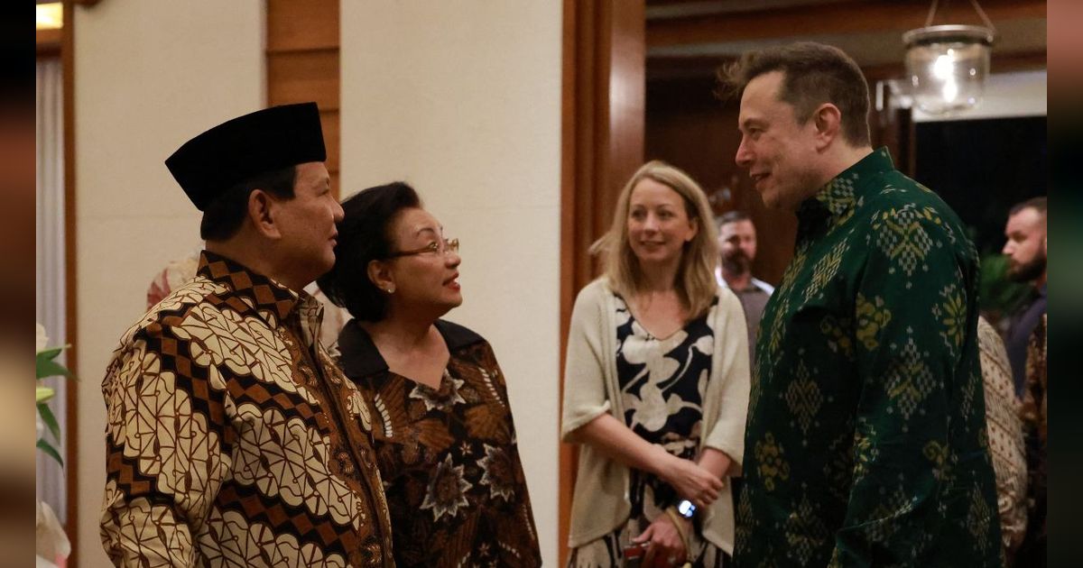 Momen Keakraban Prabowo dan Elon Musk saat Makan Malam di Bali