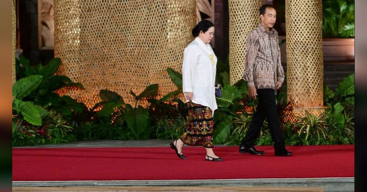 VIDEO: Melihat Gaya Puan Maharani & Fashion Unik Presiden Fiji Pakai Rok Temui Jokowi di Bali