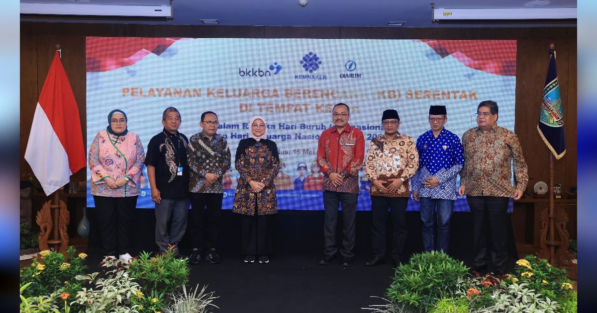 Kemnaker dan BKKBN Gelar Pelayanan KB di Tempat Kerja, Pekerja Bisa Lebih Produktif dan Sejahtera