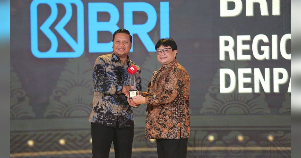 Punya Peran Besar di Bidang Ekonomi dan Sosial, BRI Raih Dua Penghargaan di CNN Indonesia Awards Bali 2024