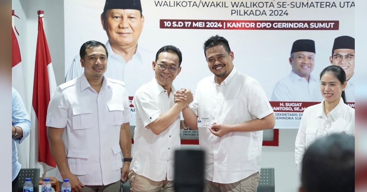 Kata Jokowi Soal Bobby Nasution Masuk Gerindra